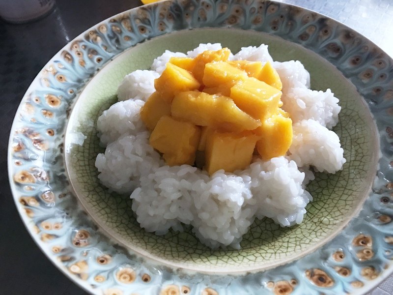 芒果糯米饭步骤15