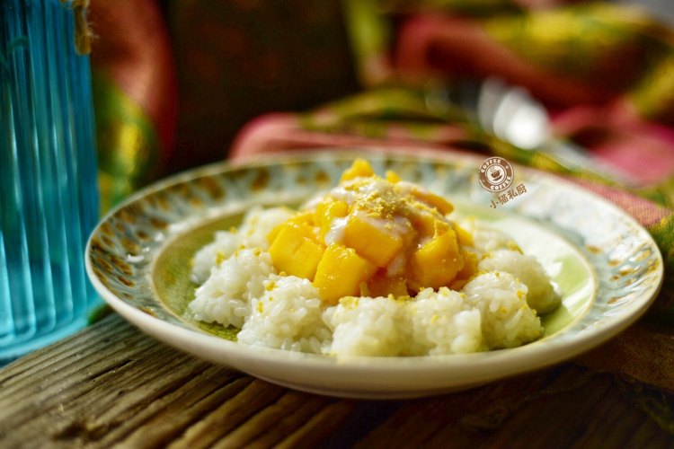 芒果糯米饭步骤16