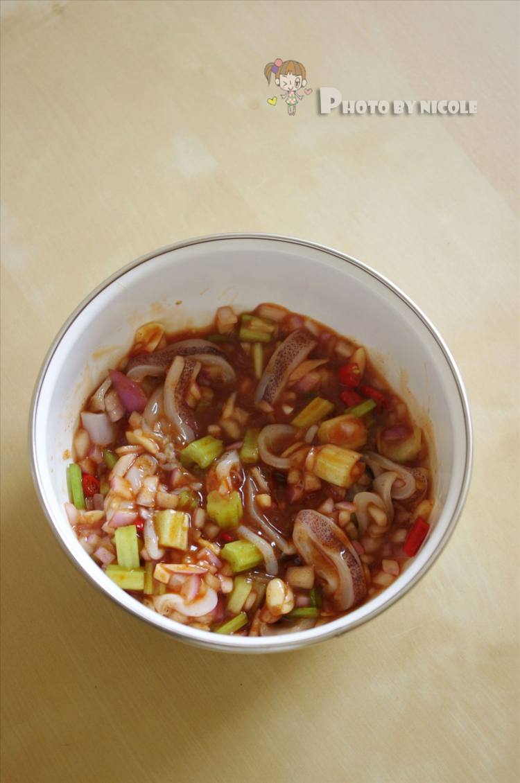 泰式甜辣鱿鱼圈步骤4