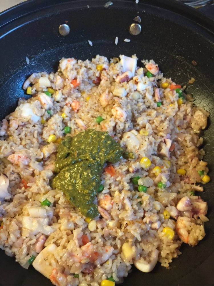 意式海鲜饭步骤10