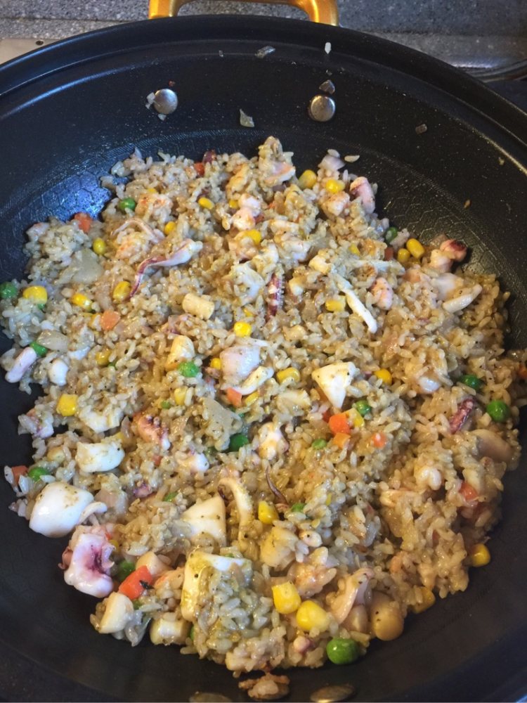 意式海鲜饭步骤11