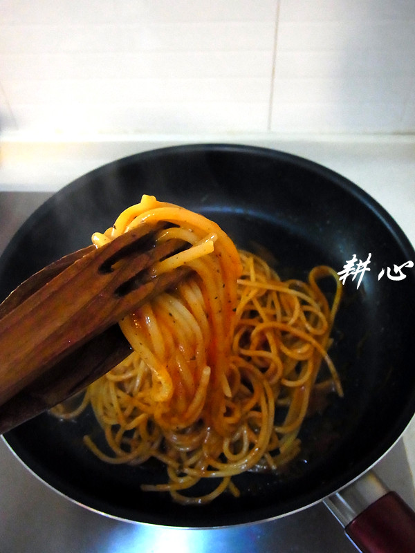 黑松露酱意粉步骤8