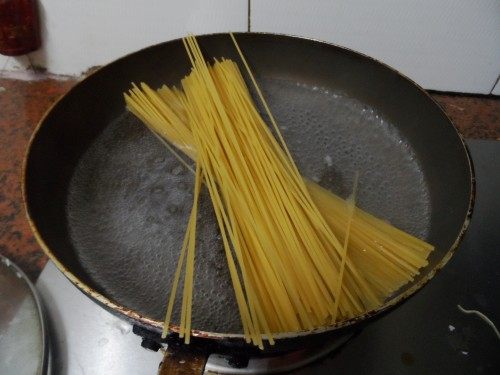 XO酱炒意粉步骤2