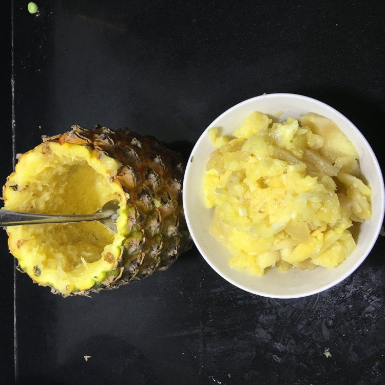 香肠菠萝八宝饭步骤5
