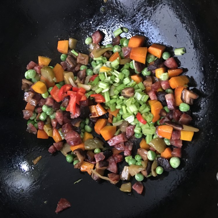 香肠菠萝八宝饭步骤9
