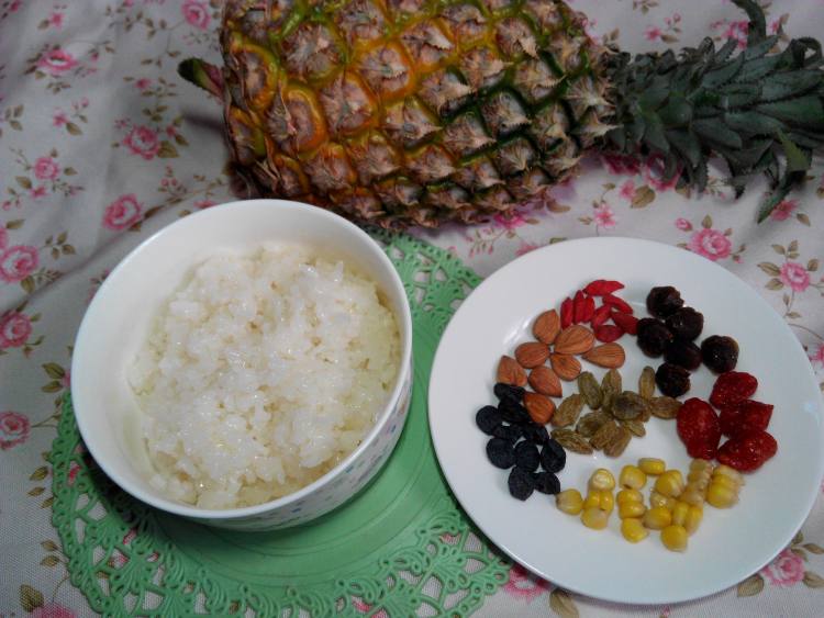 菠萝八宝饭步骤2