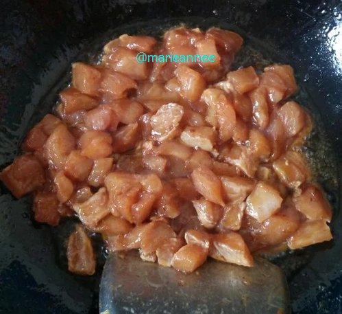 咖喱鸡丁饭#多效护理步骤3