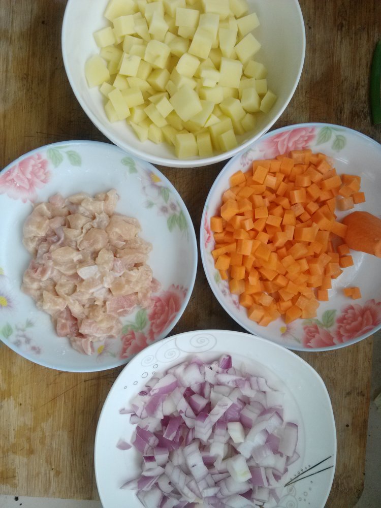 印度咖喱薄饼鸡肉卷步骤3