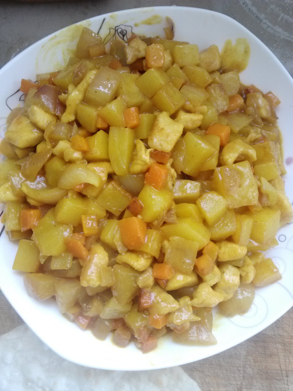 印度咖喱薄饼鸡肉卷步骤12
