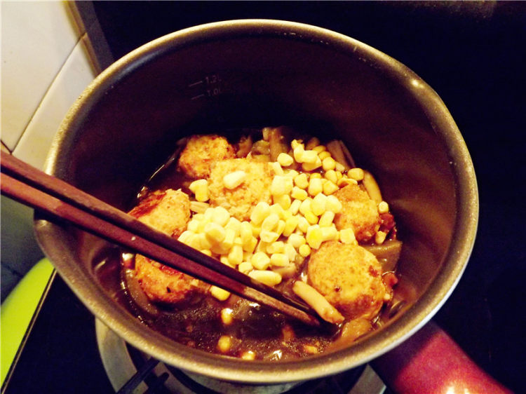 卤煮肉饼步骤5