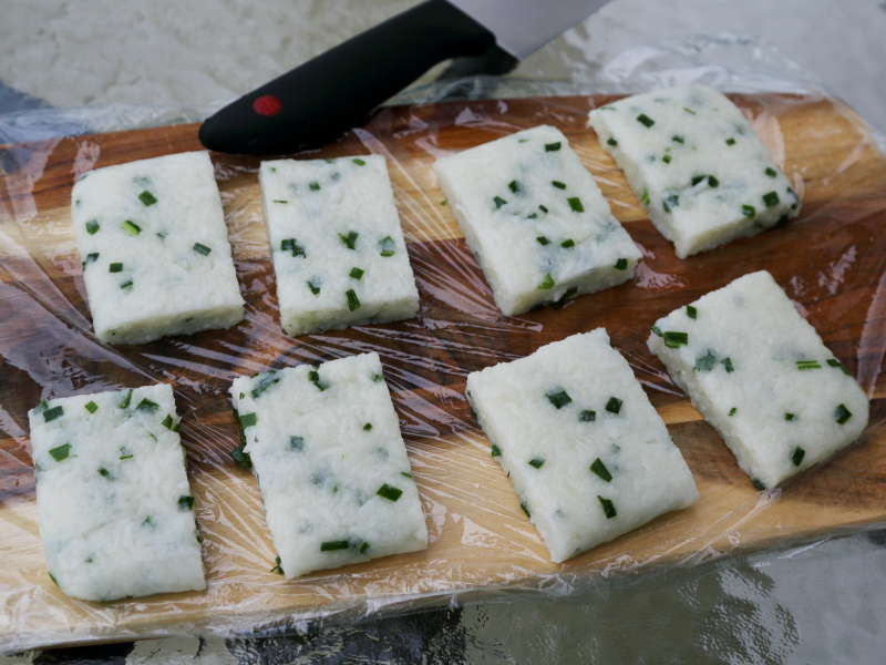 粢饭糕，附咸豆浆制作步骤7