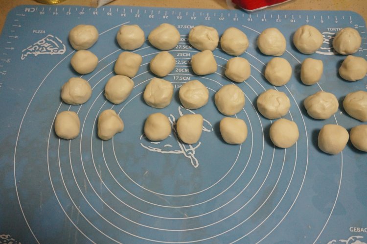 榨菜鲜肉月饼步骤7