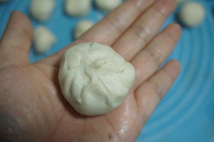 榨菜鲜肉月饼步骤9