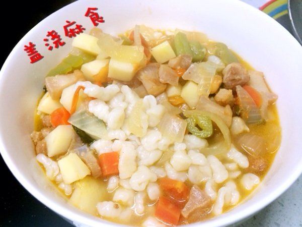 盖浇麻食步骤11