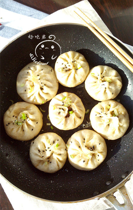 香菇虾仁生煎包步骤20