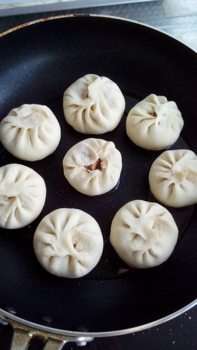 香菇虾仁生煎包步骤17