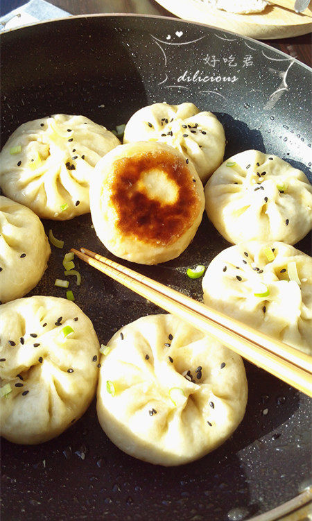 香菇虾仁生煎包步骤23