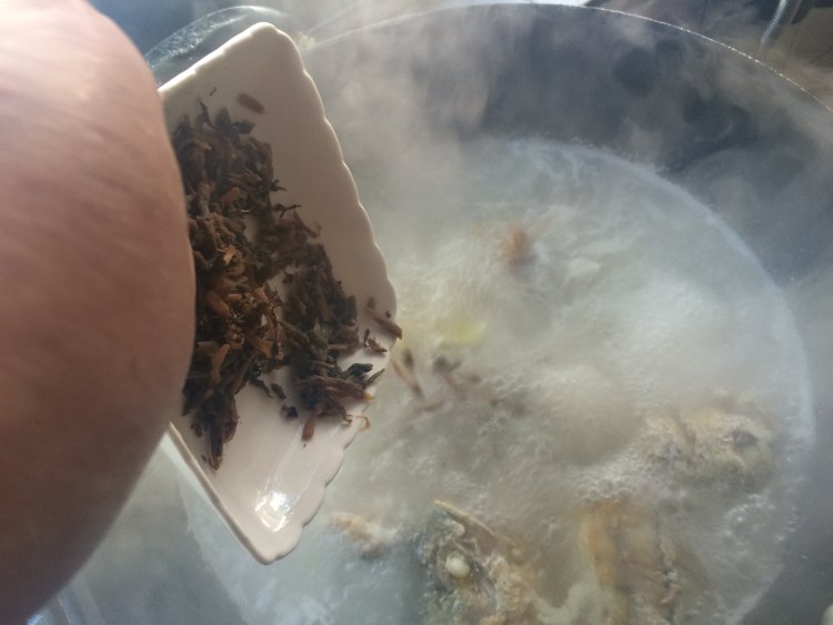 雪菜黄鱼面步骤11