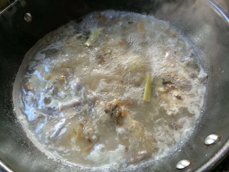 雪菜黄鱼面步骤12