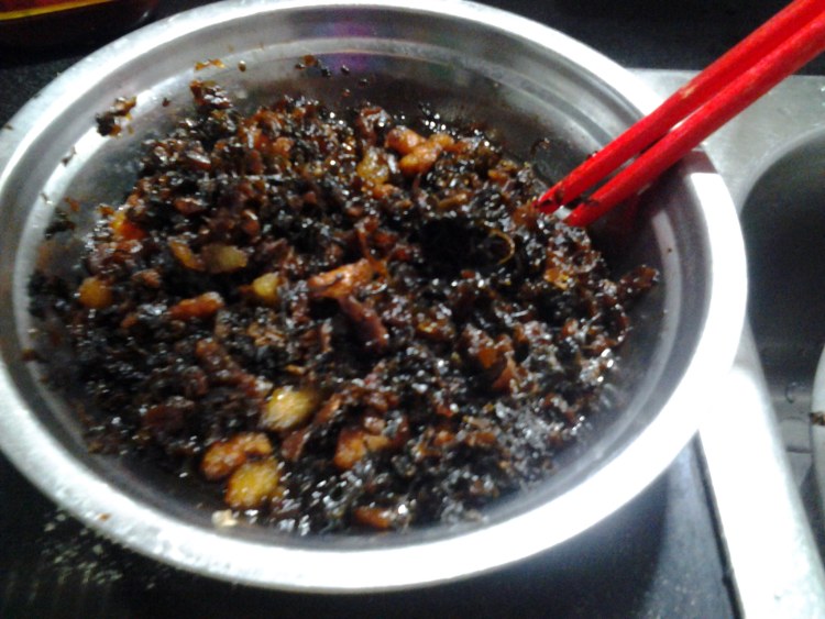 菜干糖麦饼步骤4