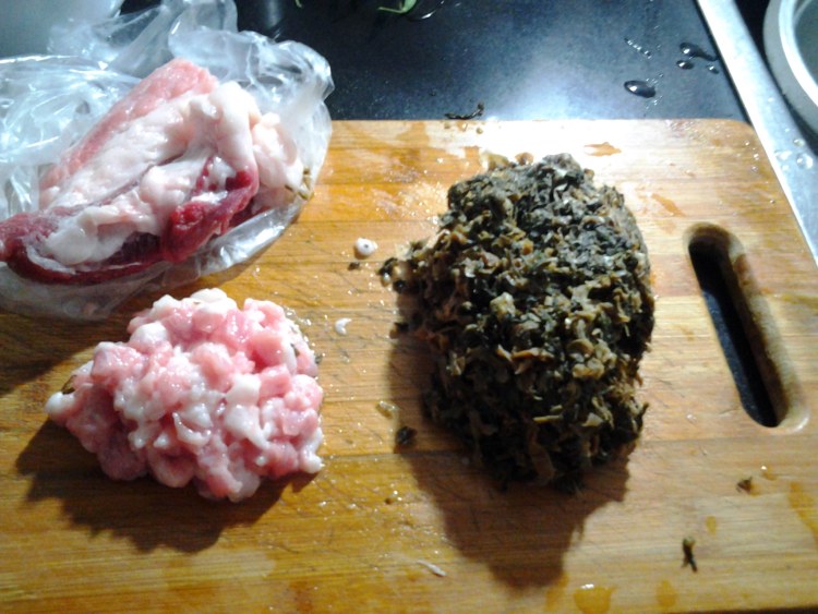 菜干糖麦饼步骤2