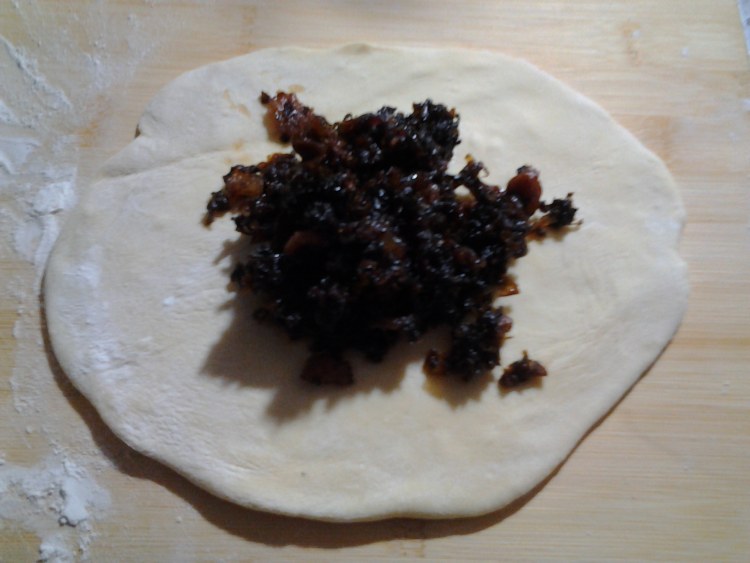 菜干糖麦饼步骤7