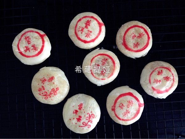 茶香杏仁苏式月饼步骤16