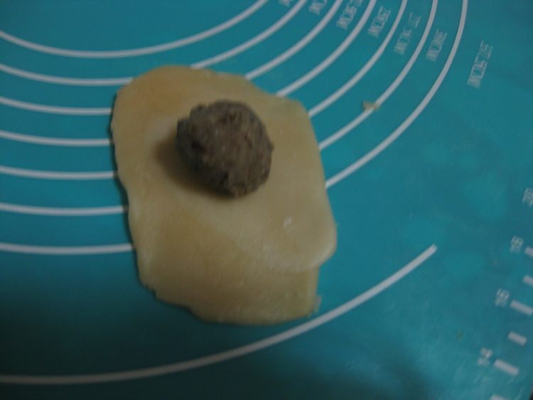 绿豆沙馅苏式月饼步骤9