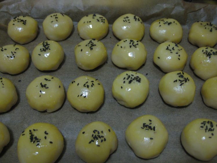绿豆沙馅苏式月饼步骤12
