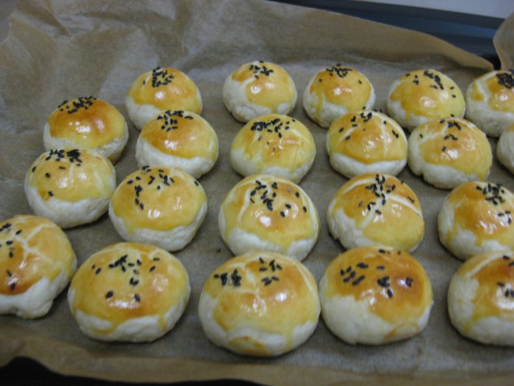 绿豆沙馅苏式月饼步骤14