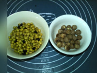 莲子豆浆步骤1