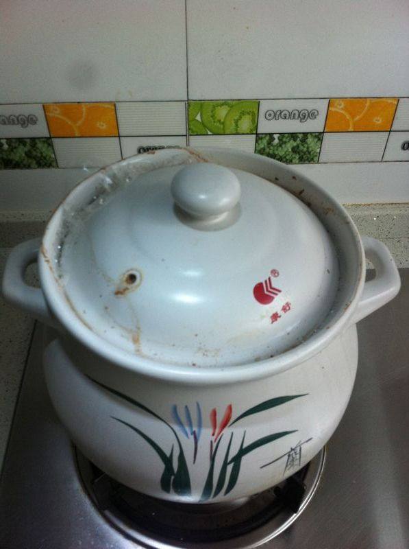 莲子花生小米粥步骤7