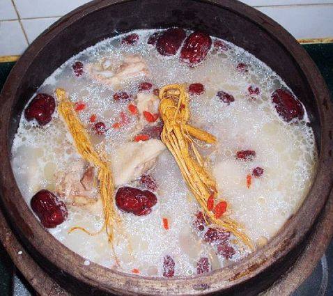 人参糯米鸡步骤4