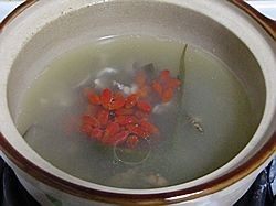 虫草枸杞猪心汤步骤9