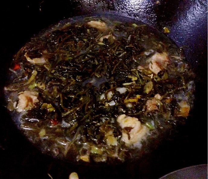 雪里蕻炖豆腐步骤8