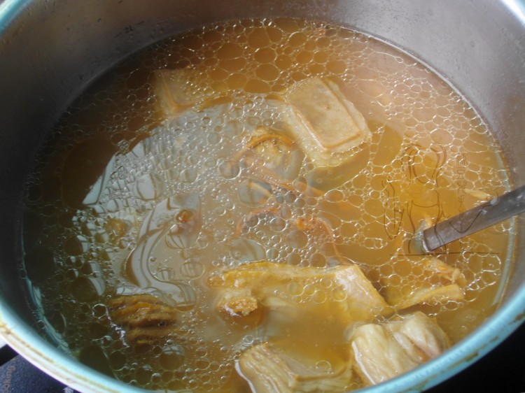 虫草花山药羊肉汤步骤7