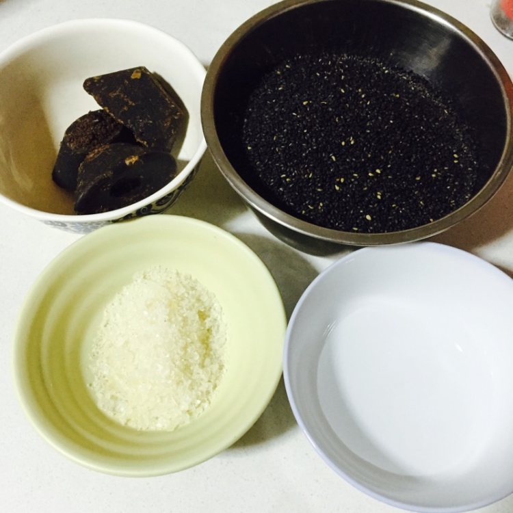 黑芝麻糖步骤1
