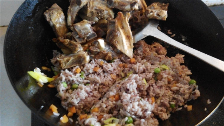 羊排炒饭步骤12