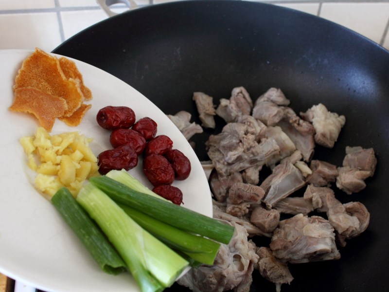 羊肉垫卷子步骤6