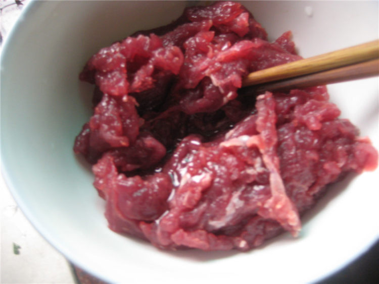 蚝油牛肉芥蓝菜步骤3