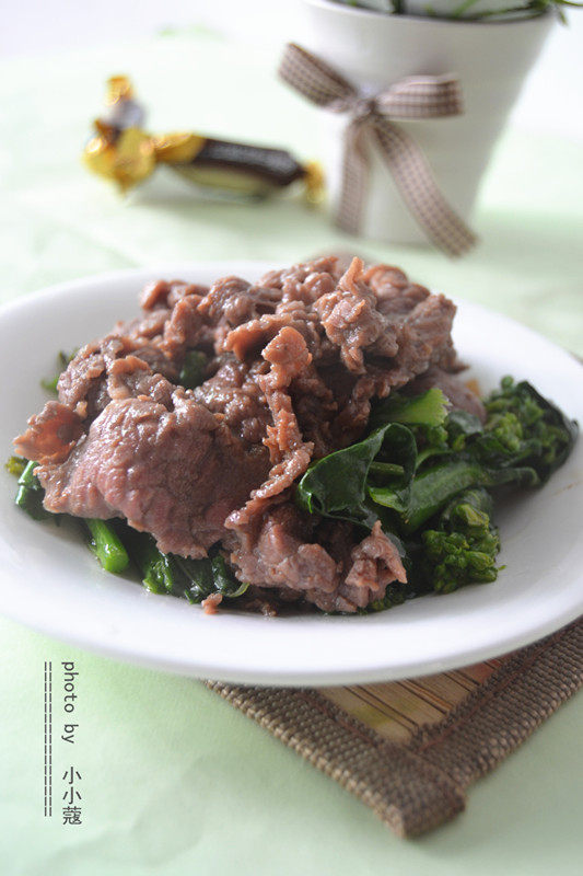 蚝油牛肉芥蓝菜步骤14