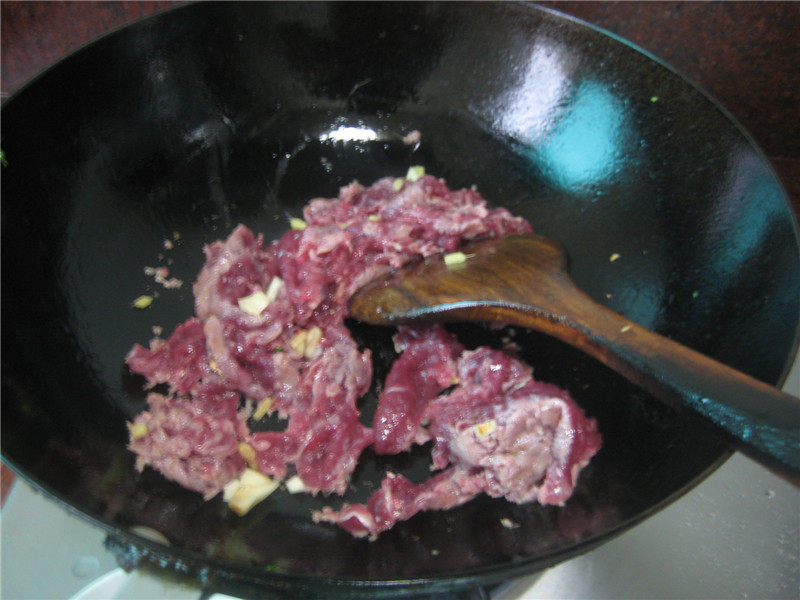 蚝油牛肉芥蓝菜步骤11
