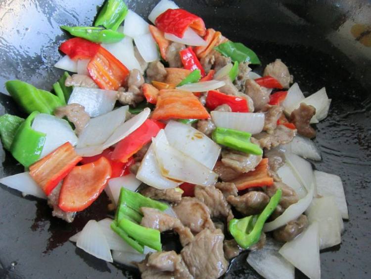 小炒羊肉步骤10