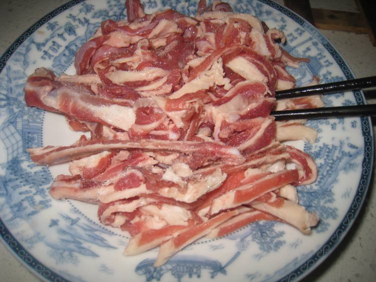 爆炒羊肉步骤1