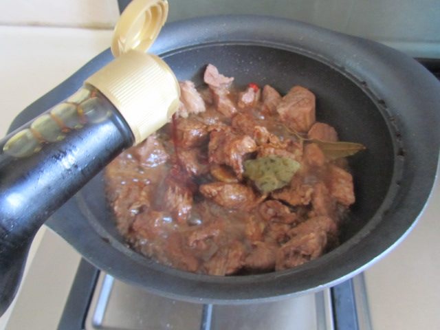 牛肉烧花菜步骤5