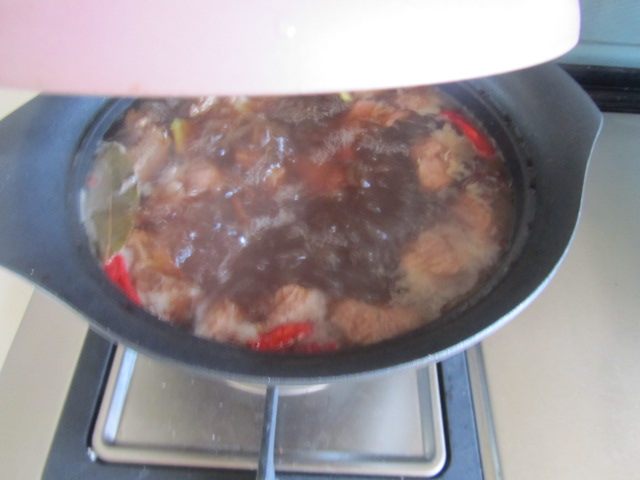 牛肉烧花菜步骤6