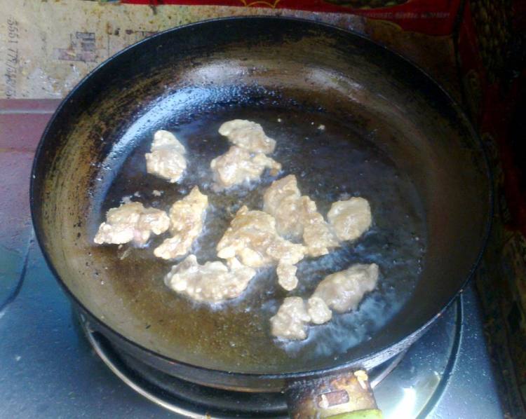 芝麻羊肉步骤7