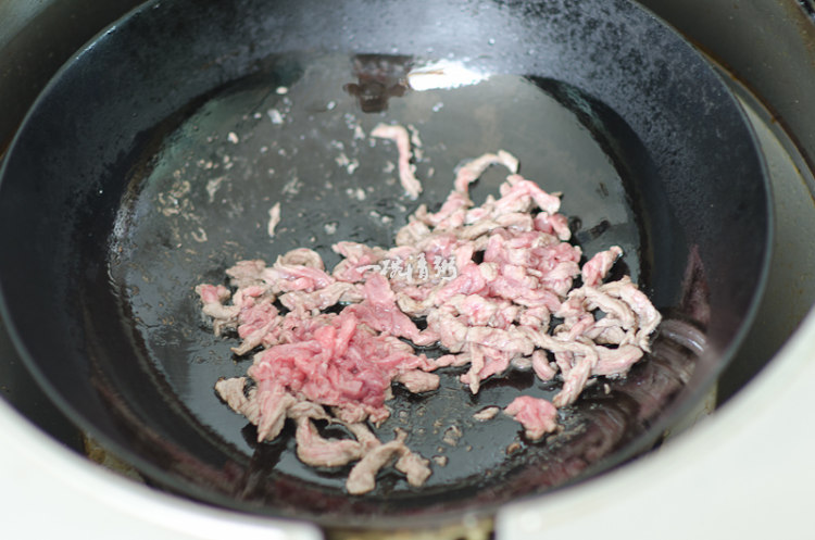 彩椒牛肉步骤5