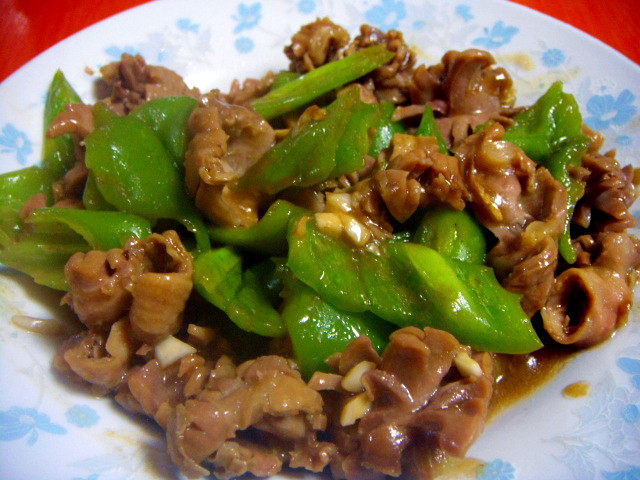 鸡胗炒辣椒步骤8