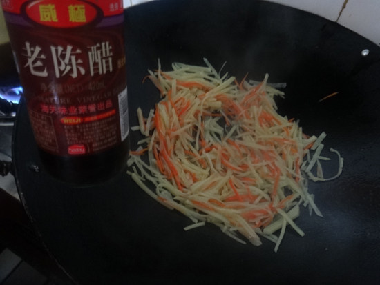 炒土豆箩卜丝步骤8